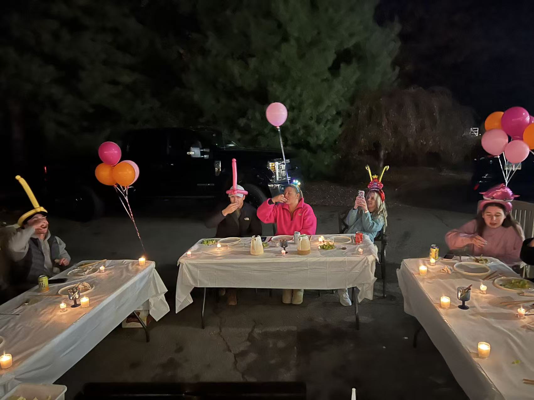 Fresh hibachi ingredients for Boston catering event