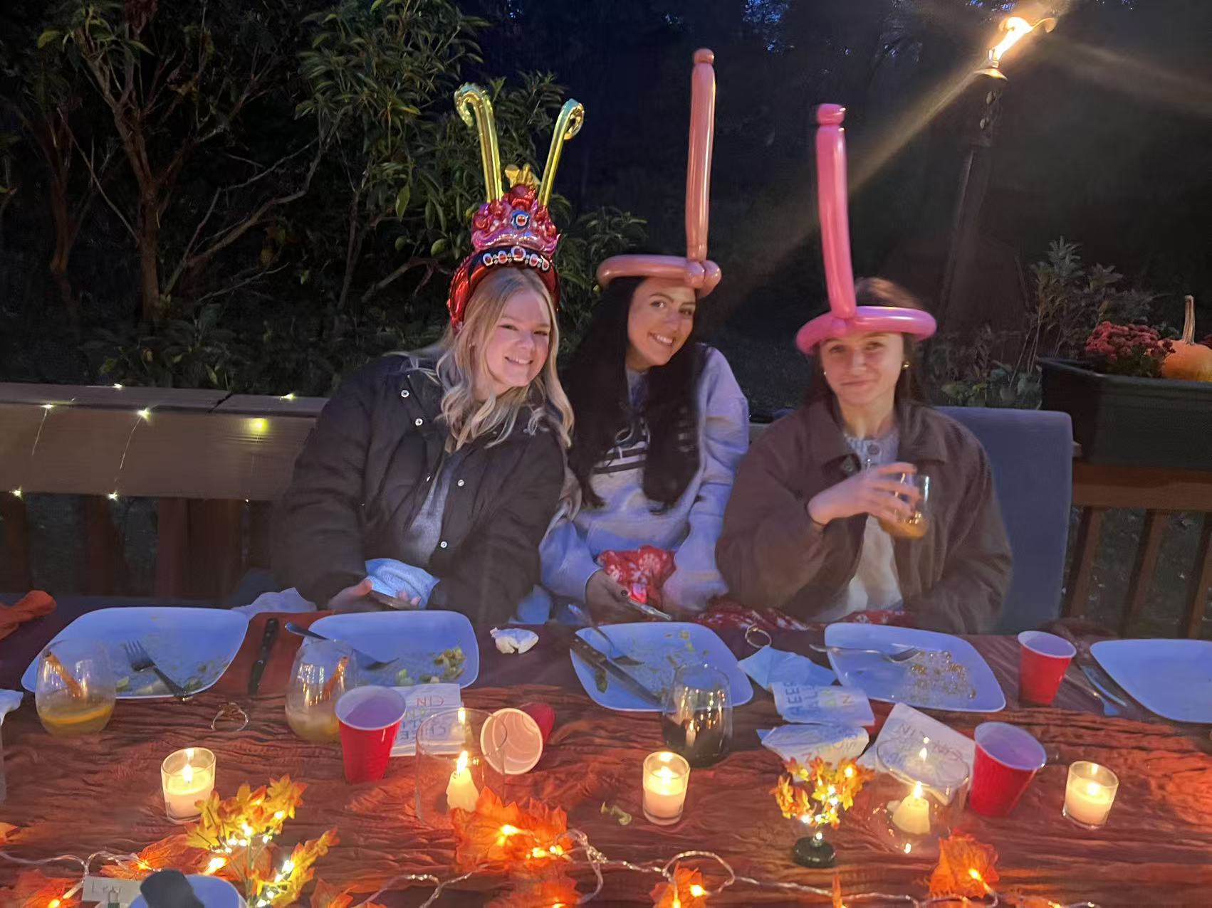 Hibachi chef cooking multiple dishes simultaneously at Boston event